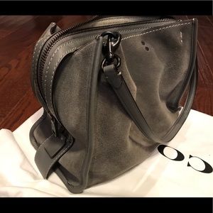 COACH Grey Suede Rogue